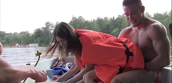  Babe gets slammed right in the boat